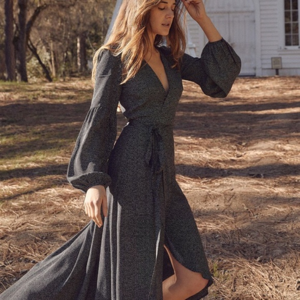 ISO Christy Dawn Bergen Dress Black Dot XS